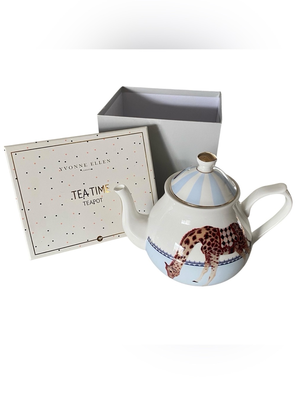 Yvonne Ellen Carnival Giraffe Bone China Teapot